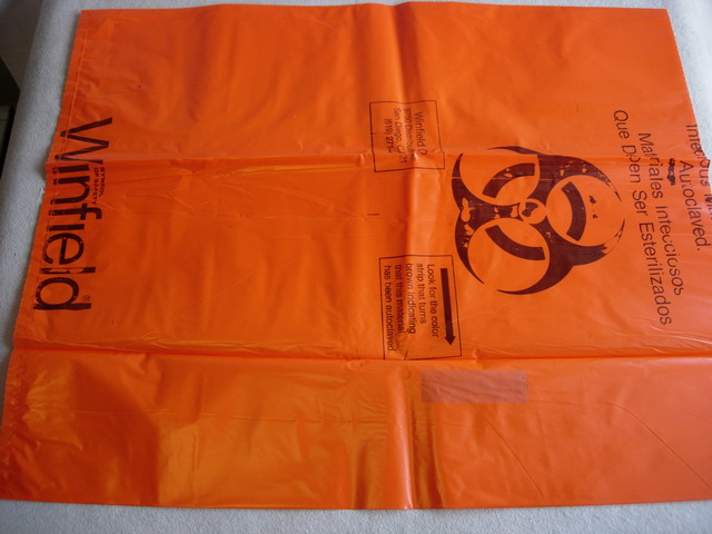 Autoclave (orange) Bags  19''x23''