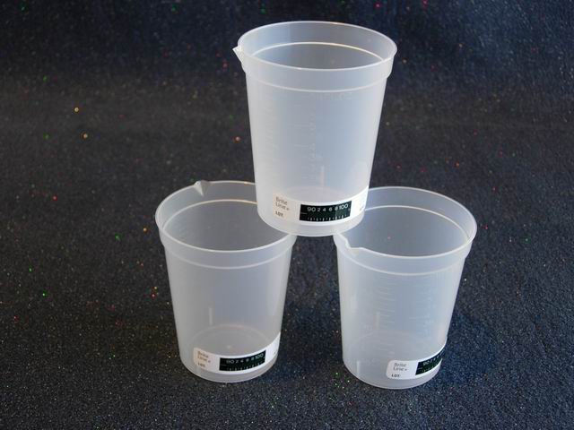 6.5 oz beaker with temp strip