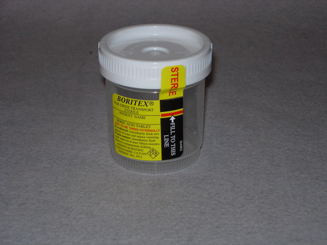 Urinalysis Cup (Borotex) - 200 mg.