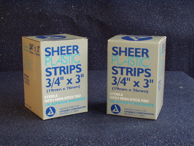 Adhesive Bandage - Strip 3/4''x3''