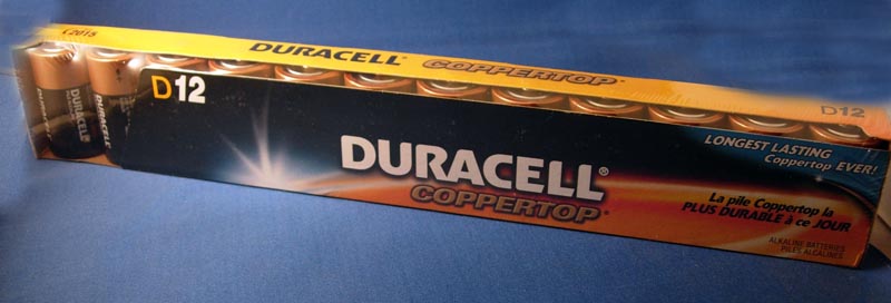 Duracell D size Alkaline Battery (14 per pk)