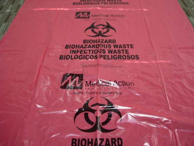 Biohazard (1.2 MIL-Red) Bags - 38''x45''