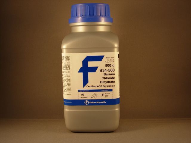 Barium Chloride Dihydrate  (Crystalline/Certified ACS)