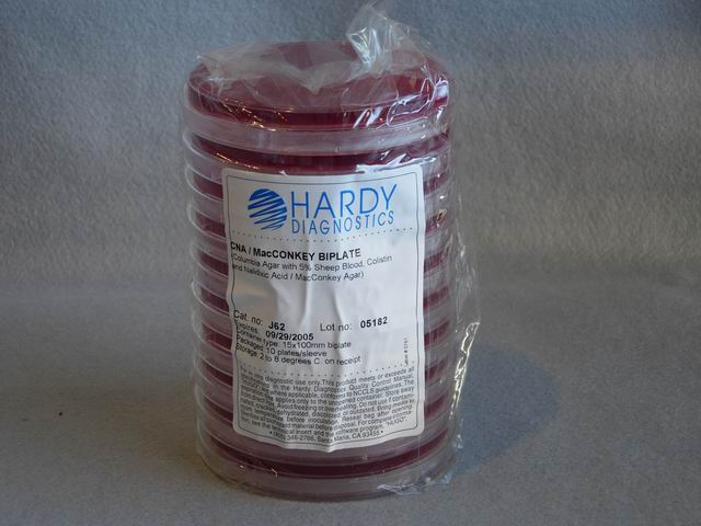CNA /  MacConkey Agar  Biplate