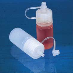 Drop-Dispenser Bottles, Low-Density Polyethylene - 15 mL (0.5 oz)
