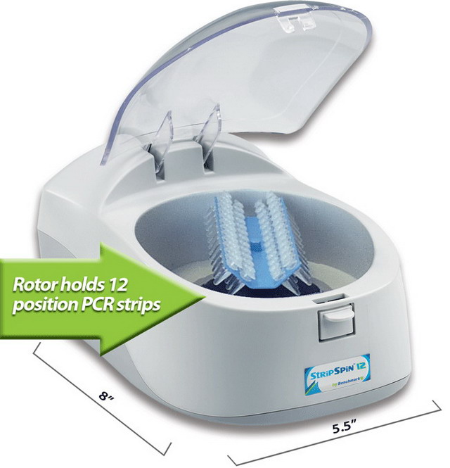 StripSpin 12 Mini Centrifuge (US plug 115V)