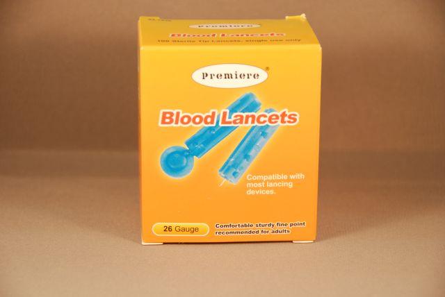 Fine Point Blood Lancet, 26 gauge