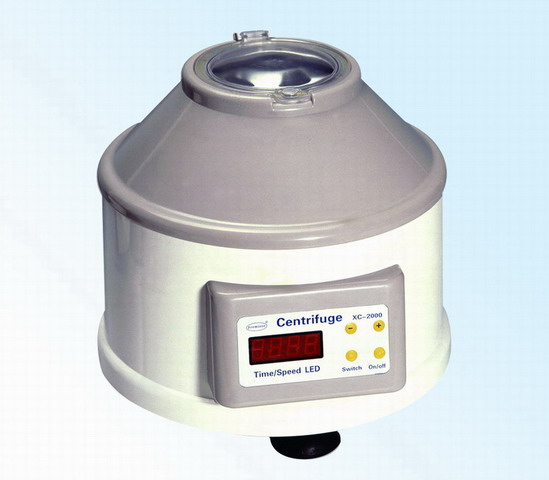 Centrifuge with timer & speed control