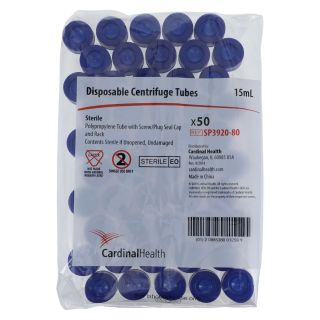 Centrifuge Tubes, 15ml, Rack Pack