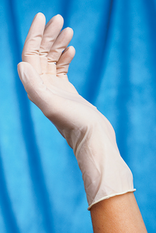Positive Touch Latex Exam Gloves Medium