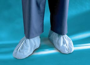 Surgical Shoe Cover, Blue Non-Skid