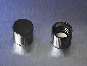 Black Phenolic Screw Caps - GPI Thread: 13-415