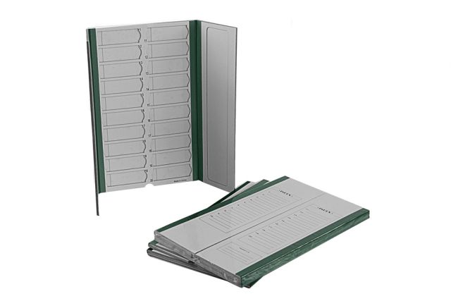 20 Capacity Slide Folder, Dark Green