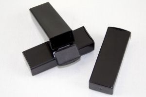 5 Capacity Plastic Slide Mailers, Black