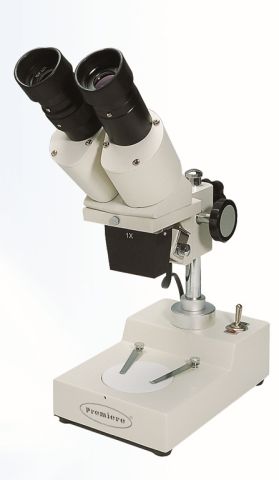 Stereo Microscope, 3X Objective, 30X Magnification, 6.7mm Field of View