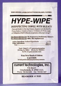 Towel - Wipe Bleach 6x12
