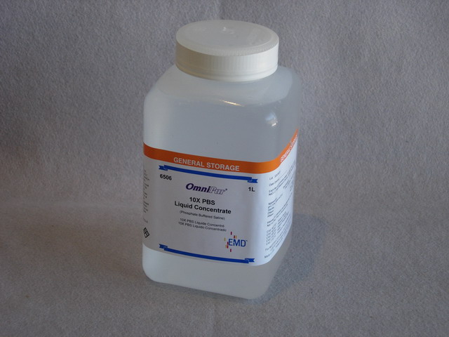 Phosphate Buffered Saline, Sterile Concentrate, OmniPur 10X