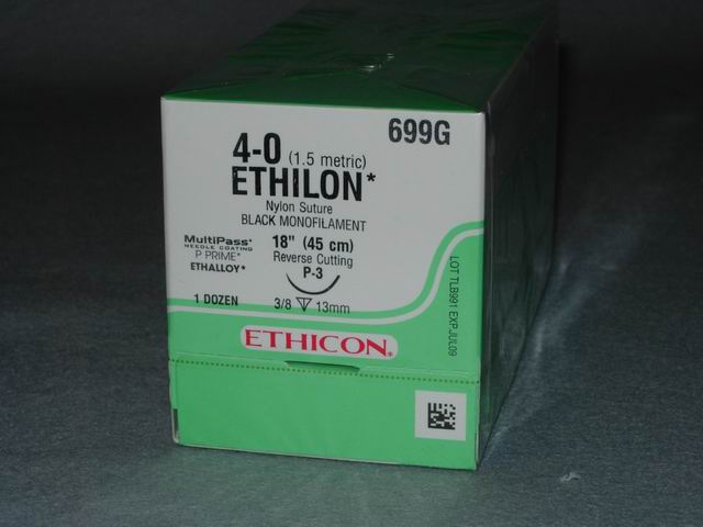 4-0 Ethilon Suture