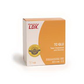 Cholestech LDX* Cassette Cartridges and Controls, Test Cassettes; TC (Total Cholesterol)/Glucose