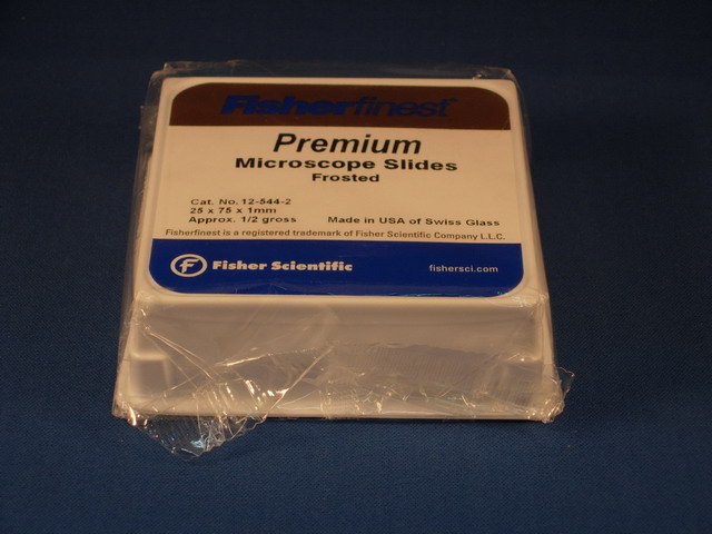 Premium Frosted Microscope Slides Size: 75 x 25mm