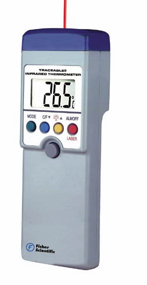 Traceable* Noncontact Infrared Thermometers, Ranges: -20 to +420C/0 to +788F