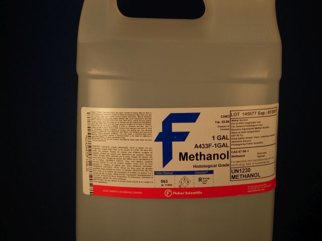Methanol, Histological grade