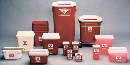 Maxxim Medical Stackable Sharps Collection Containers