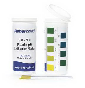 Plastic pH Strips (pH Range: 5.0 to 9.0)