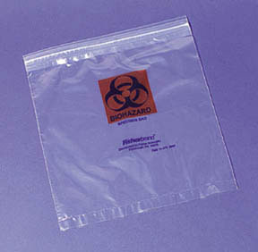 Biohazard Specimen Bags, 10x10