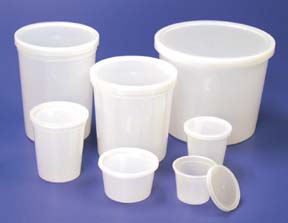 White Specimen Storage Container - 473mL