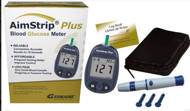 AimStrip Plus Blood Glucose Meter Starter Pack