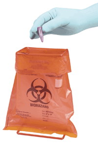 Biohazard Bags, 203x305mm 1.57mil Thick