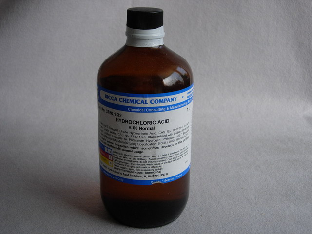 Hydrochloric Acid 6.0N