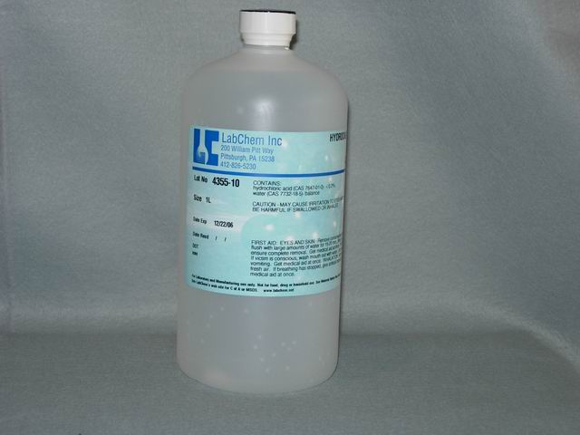 Hydrochloric Acid, Solution, 0.05 N