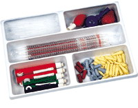 5 Compartment Tray, Polystyrene
