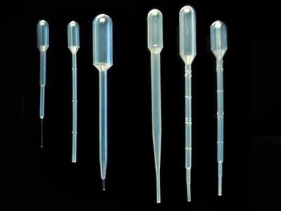 Pipet, disposable, graduated 1ml large bulb, 15.5cm length, 3.4ml bulb draw, sterile