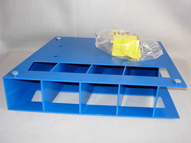 Manual Pipet Rack - Blue ABS (Magnetized)