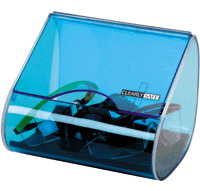 ClearlySafe Acrylic Eyeglass Holder Desktop (Blue)