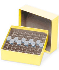 Cardboard Cryovial Box and Lid