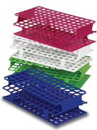 Full-Size Test Tube Racks  30mm 24 place (Blue)