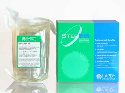 TSA (Tryptic Soy Agar) irradiated, triple bagged