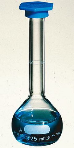 Volumetric Flask (Kimax) Class A 200 mL w/Snap Cap