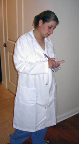 Women's Long Lab Coats (X-Small)