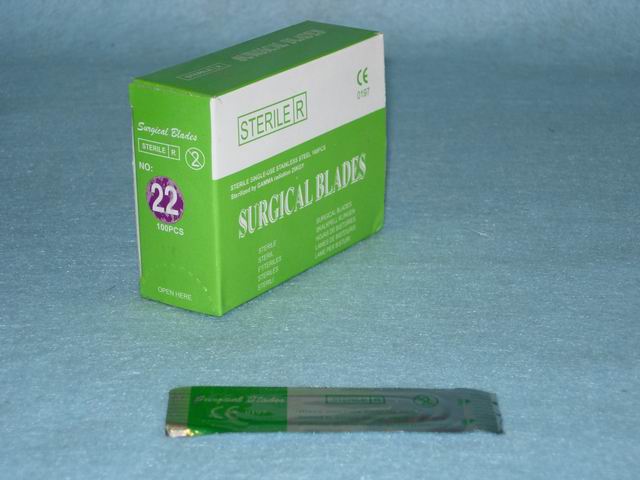 Sterile Blades for scalpel  #22