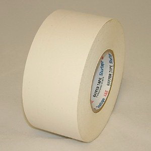 Permacel Double Coated Kraft Paper Tape 2 in. x 36 yd., white