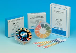 pH indicator strips, 4.5-10 range