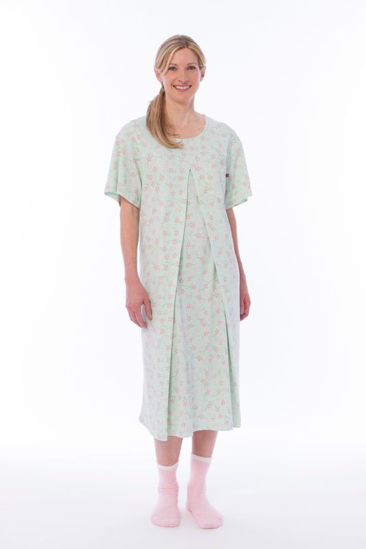 Cozy Designer Nursing Gown (Sweet Flowers)