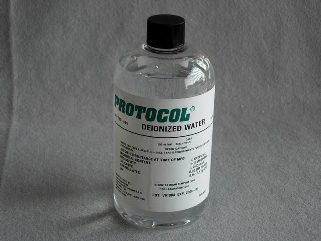 Deionized Water (Reagent Grade), 16 oz.