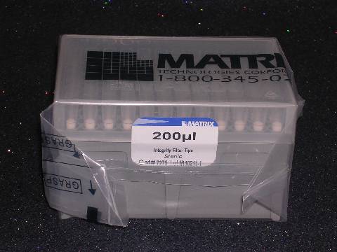  Pipet Tip, Hydrophobic Filter - 200 L.