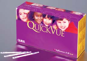 Quidel QuickVue* Influenza A+B Test